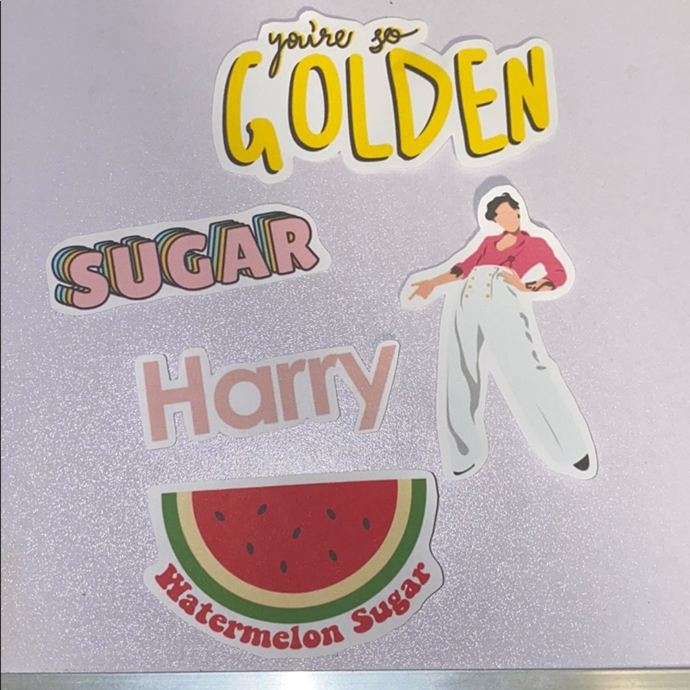 5 sticker pack of Harry